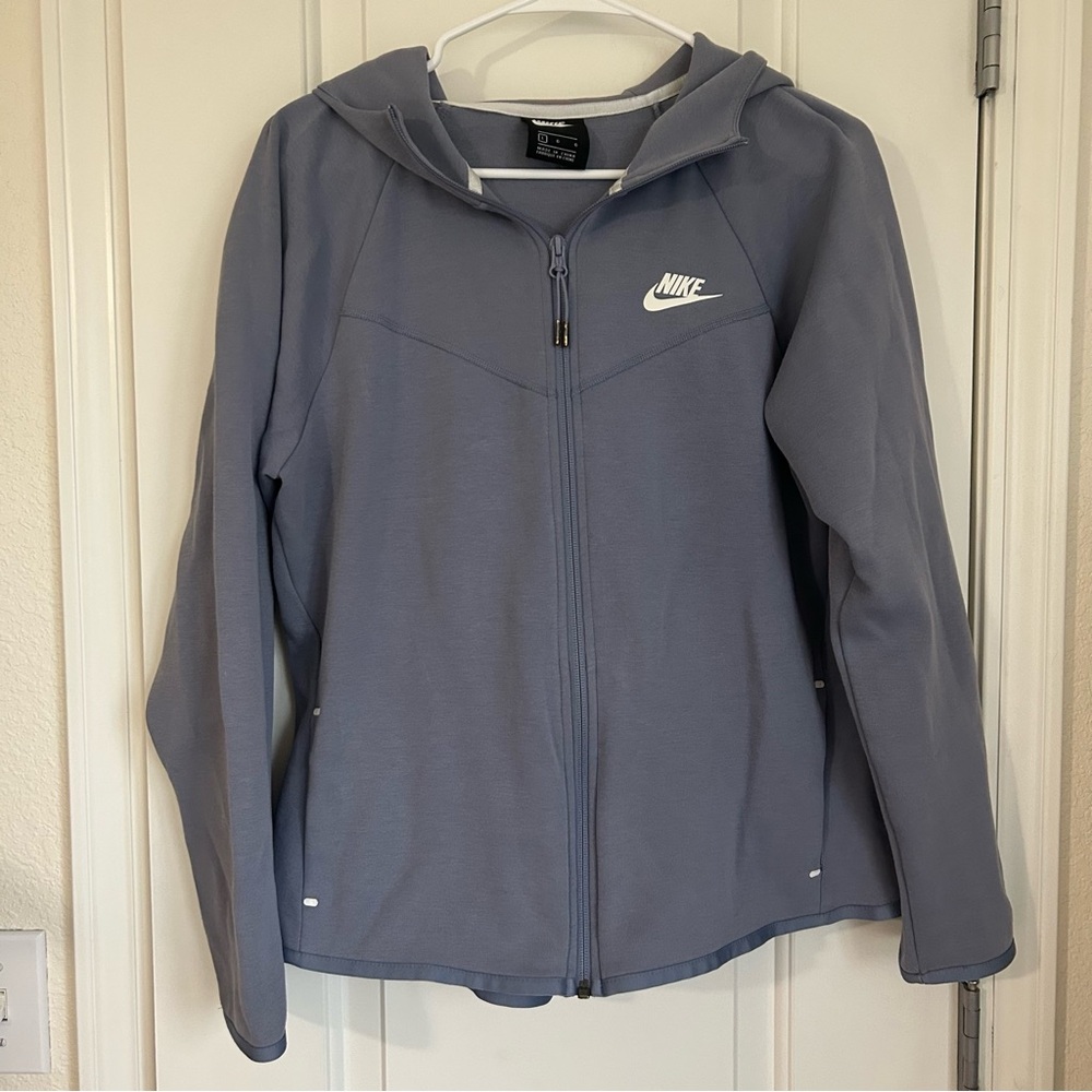 Nike Women’s Tech Full Zip Periwinkle Hooded Jacket - Size L